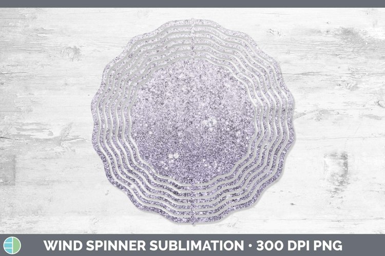 GorgeousGlitter Ombre Wind Spinner design.