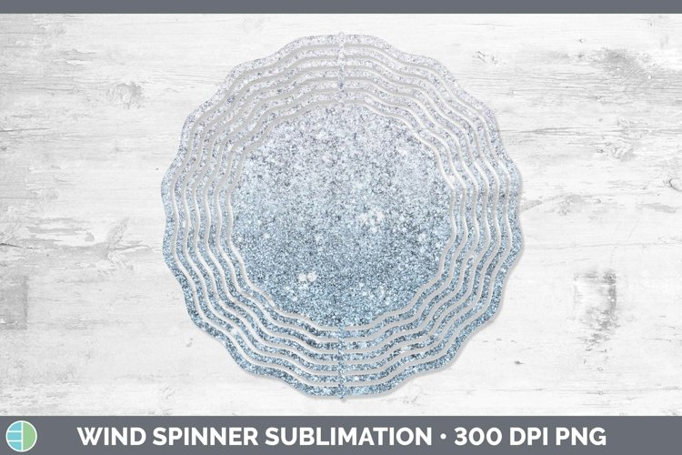 GorgeousGlitter Ombre Wind Spinner design.