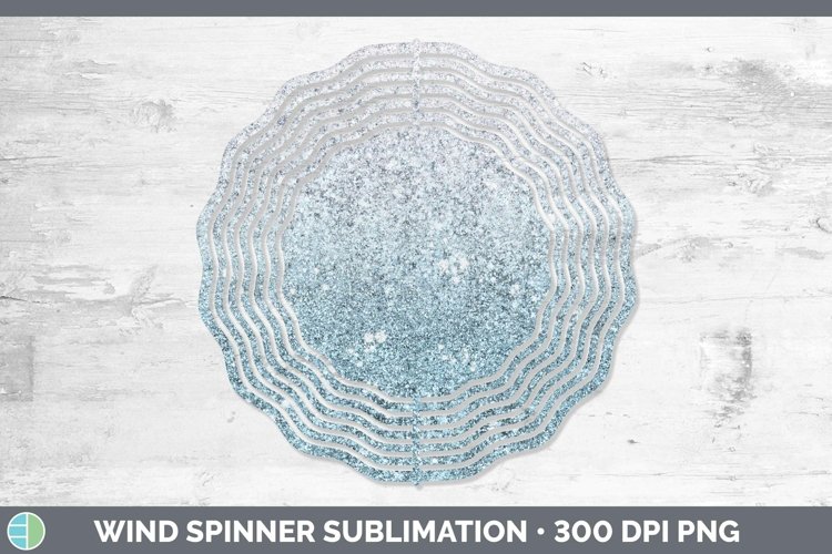 GorgeousGlitter Ombre Wind Spinner design.