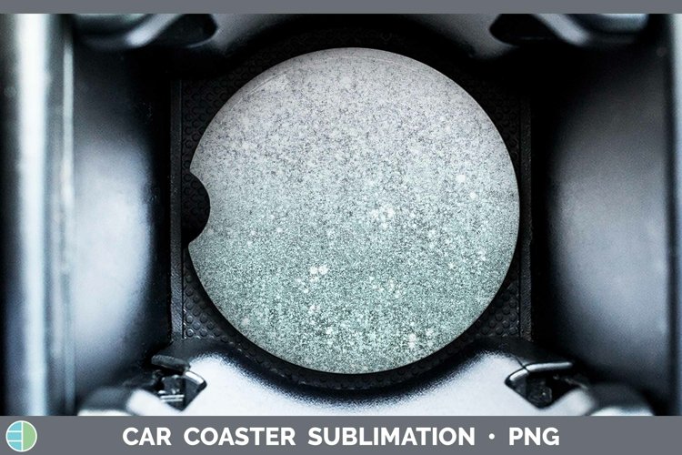 GorgeousGlitter Ombre Car Coaster design.