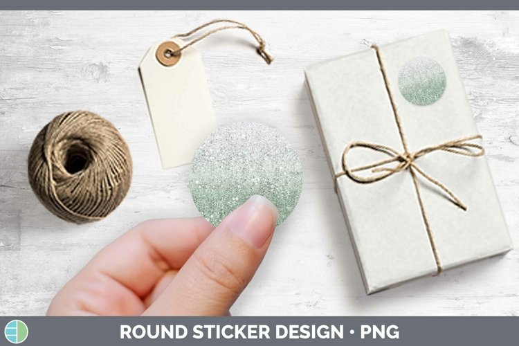 GorgeousGlitter Ombre Stickers design.