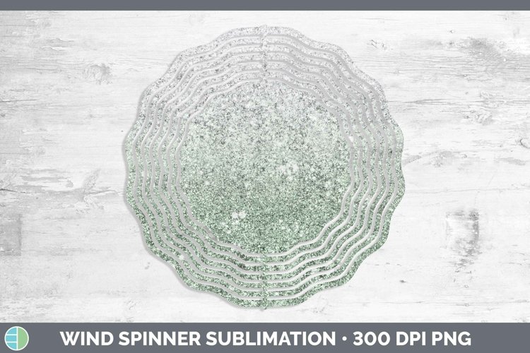GorgeousGlitter Ombre Wind Spinner design.