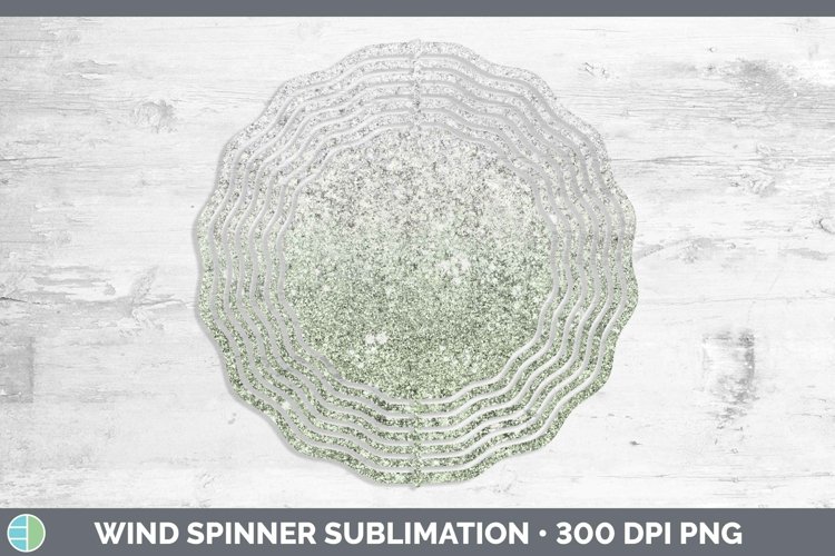 GorgeousGlitter Ombre Wind Spinner design.