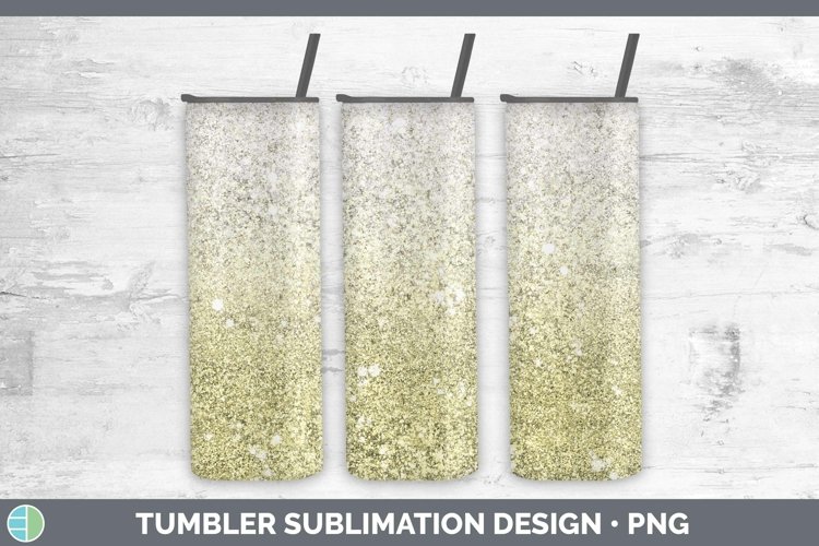 GorgeousGlitter Ombre Tumbler design.