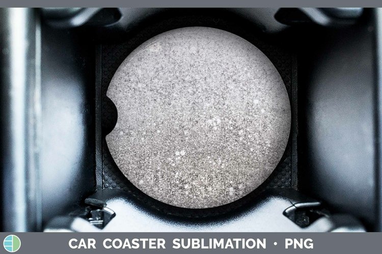 GorgeousGlitter Ombre Car Coaster design.
