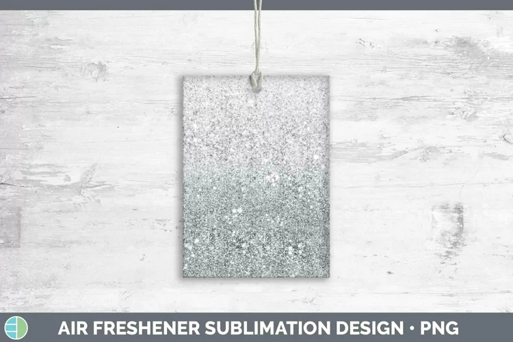 Glitter Ombre Slate Air Freshener Sublimation Car Freshener