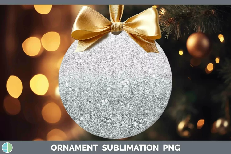 Glitter Ombre - 19 Slate Ornament Sublimation Bauble Designs