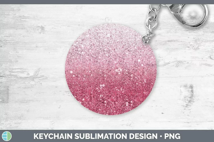 Glitter Ombre - 20 Pastel Keychain Sublimation Keyring Desig