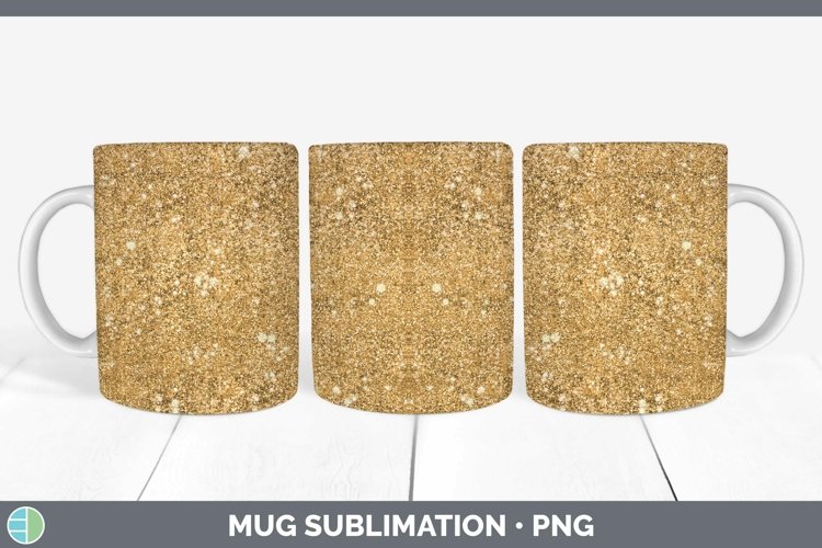 Glitter Orange Mug Wrap Sublimation Coffee Cup Designs