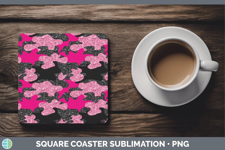 GorgeousGlitter Square Coaster design.