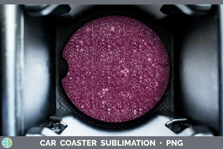 Glitter Pink Car Coaster Sublimation Coaster Designs