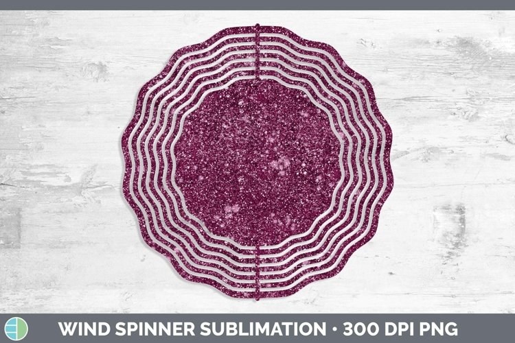 GorgeousGlitter Wind Spinner design.