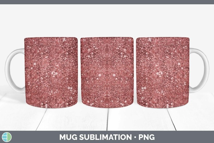 Glitter Red Mug Wrap Sublimation Coffee Cup Designs