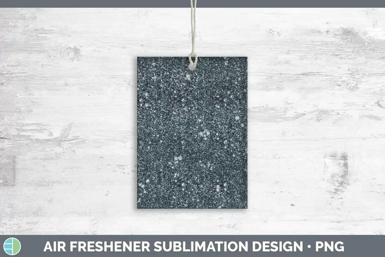 Glitter Slate Air Freshener Sublimation Car Freshener Design