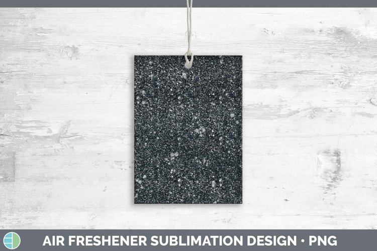 Glitter Slate Air Freshener Sublimation Car Freshener Design