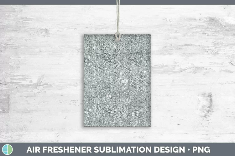 Glitter Slate Air Freshener Sublimation Car Freshener Design