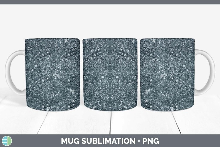 Glitter Slate Mug Wrap Sublimation Coffee Cup Designs