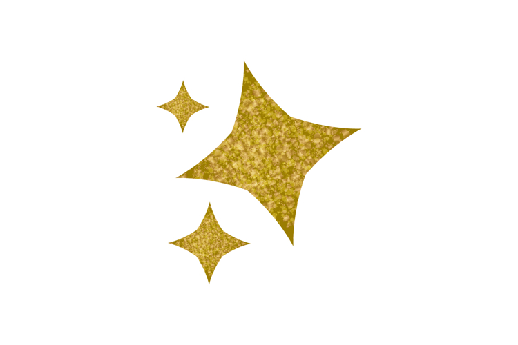 Glitter stars decoration ornament element graphic