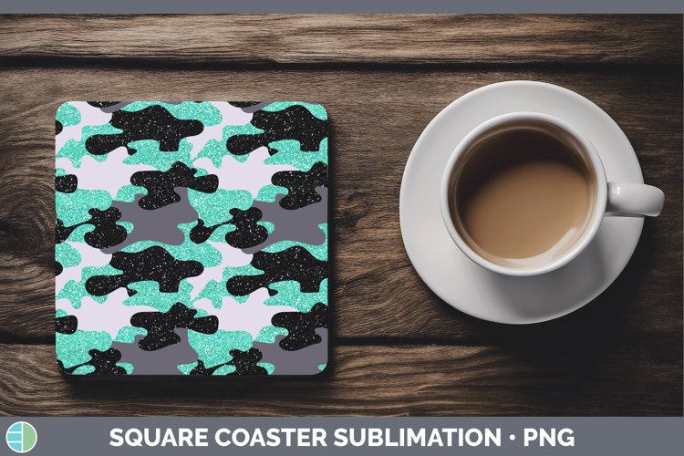 GorgeousGlitter Square Coaster design.