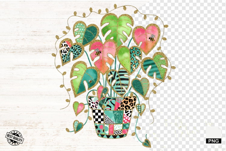 Spring Houseplant Png Sublimation - Houseplant Png