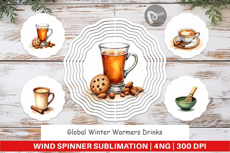 Global Winter Warmers Wind Spinner