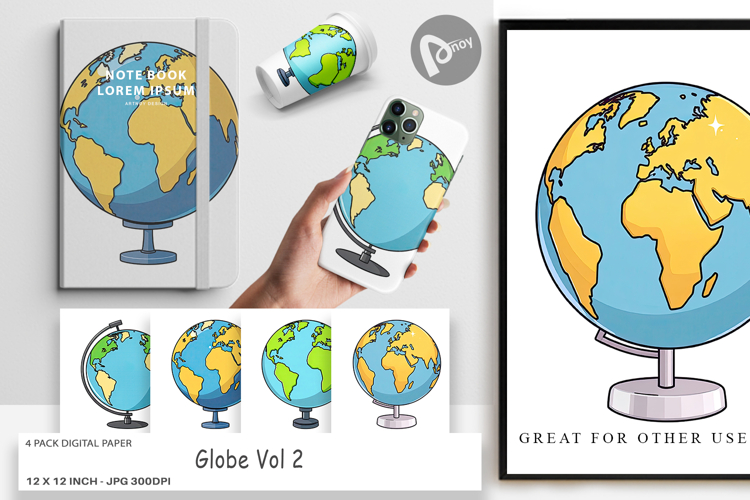 Globe Clipart Image 21