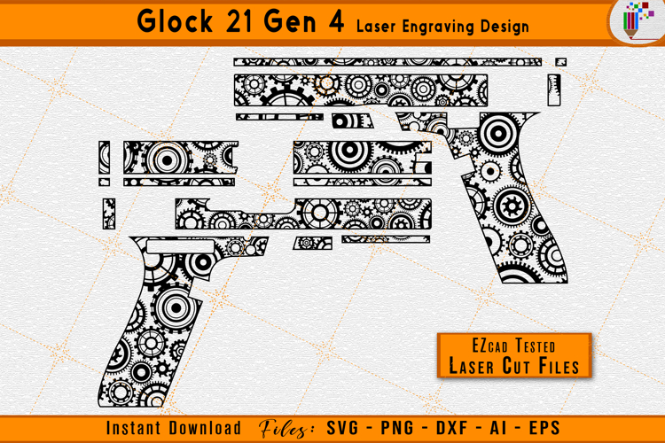 Glock Svg Image 9