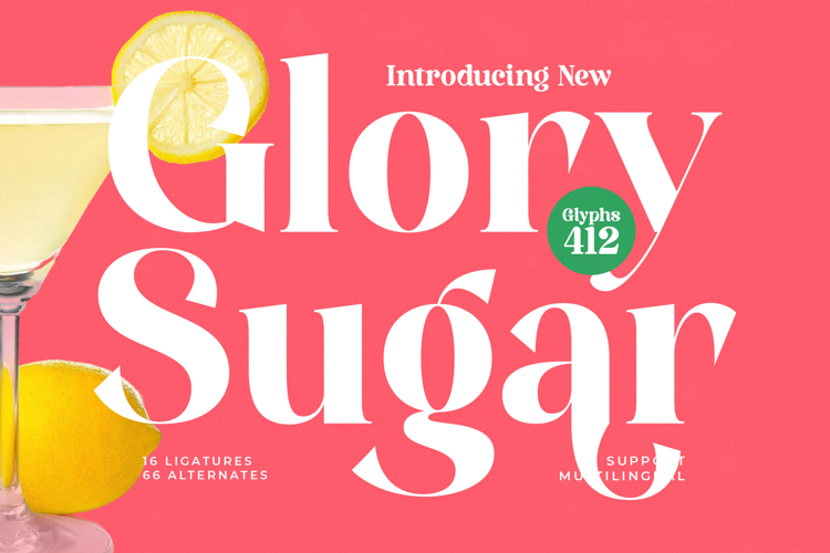 Glory Sugar - Modern Serif Font