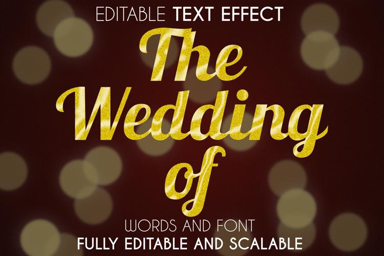 Glossy Glitter Text Effect | Editable PSD Text Effect