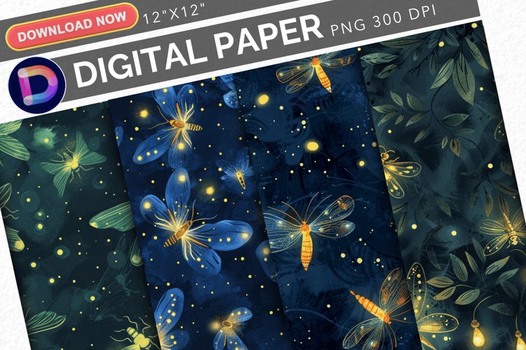 Fireflies Clipart Image 10