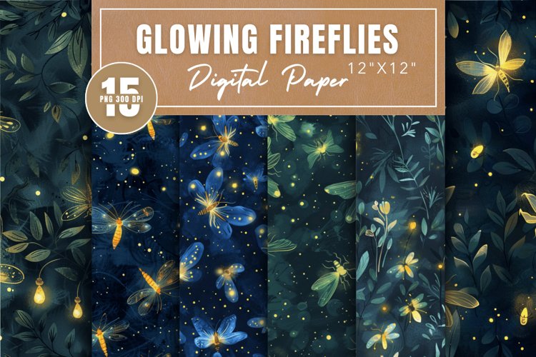 Fireflies Clipart Image 9