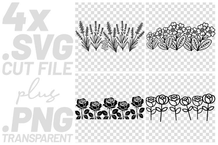 Floral Border Png Image 3