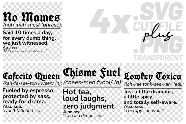 Latina Svg Image 7