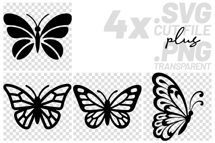 Silhouette Butterfly Svg Image 24