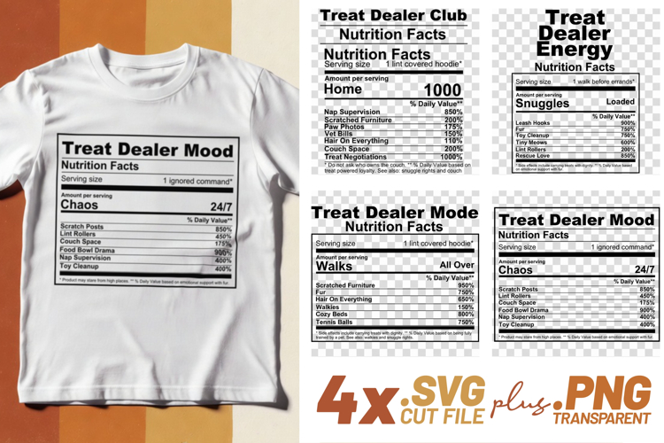 Mom Nutrition Facts Svg Image 10