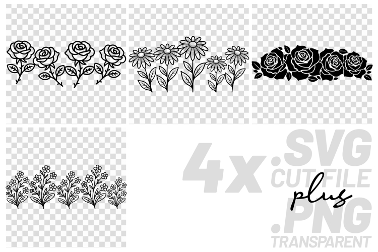 Floral Border Png Image 17