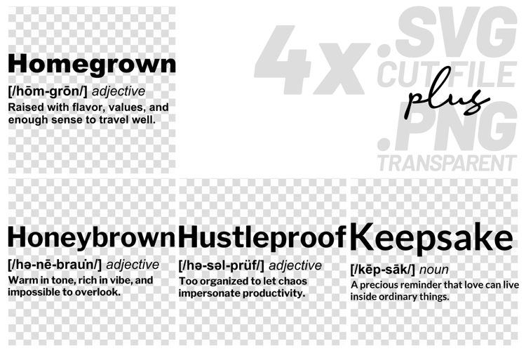 4x Empowering Quotes SVG Cricut Shirt Design Files
