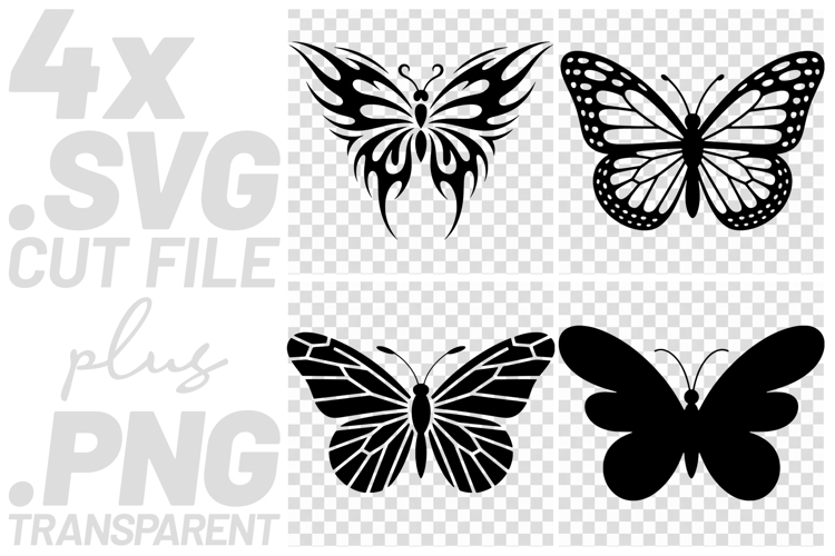 Silhouette Butterfly Svg Image 22
