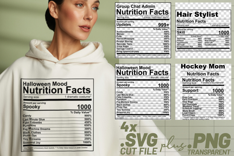 Nutrition Facts Png Image 5