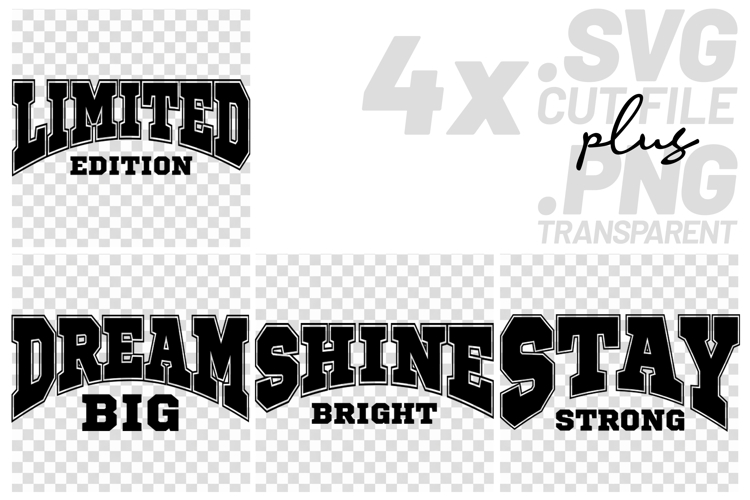 4x Dream Big Shine Bright Stay Strong SVG Cut Files Shirt