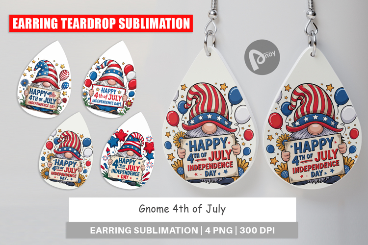 4th Of July Gnome Clipart Image 19