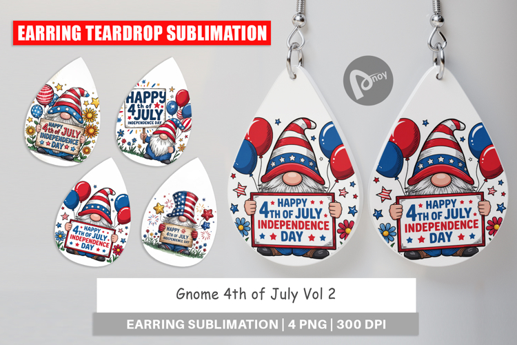4th Of July Gnome Clipart Image 18