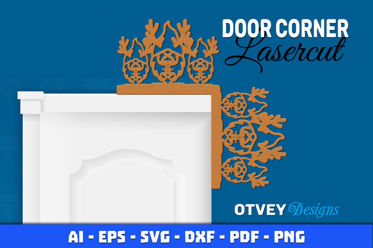 Gnome Christmas Door Corner Lasercut