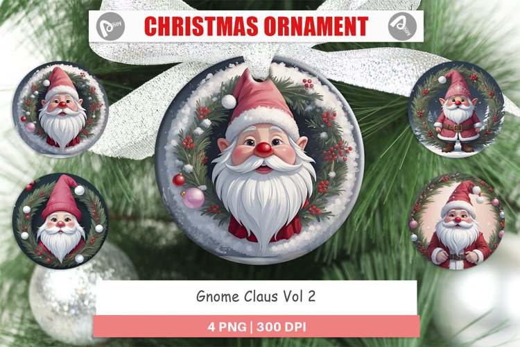 Christmas Ornaments Gnome Claus