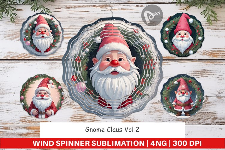 Wind Spinner Gnome Claus