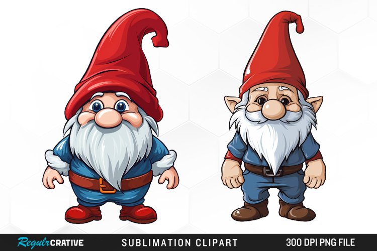 Gnome Sublimation PNG Clipart