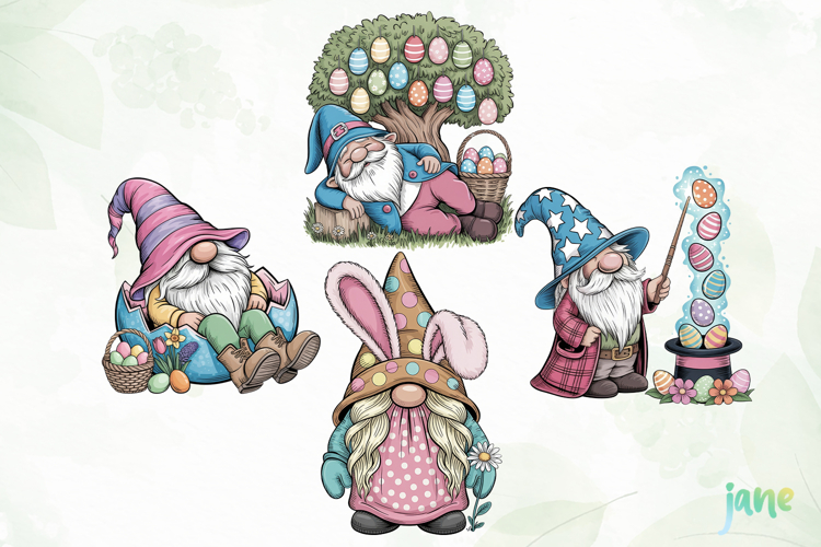 Gnome Easter Clipart
