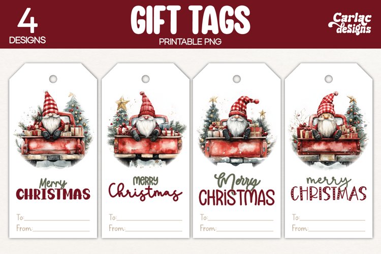 Christmas Tag Printable Image 6