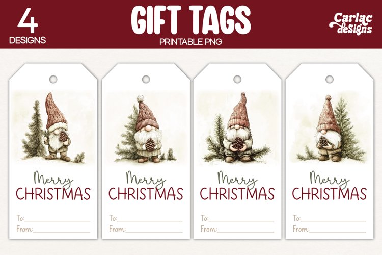 Christmas Tag Printable Image 9