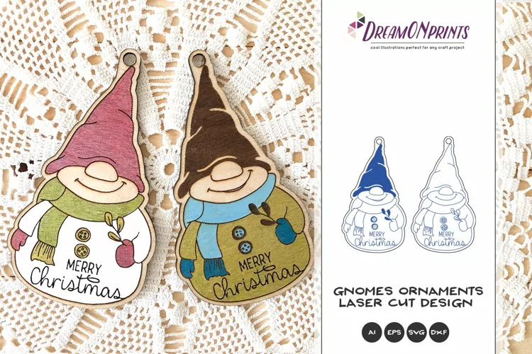 Gnome Laser Cut Designs - SVG Files